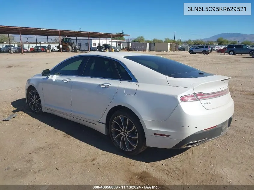 2019 Lincoln Mkz Reserve I VIN: 3LN6L5C95KR629521 Lot: 40856809