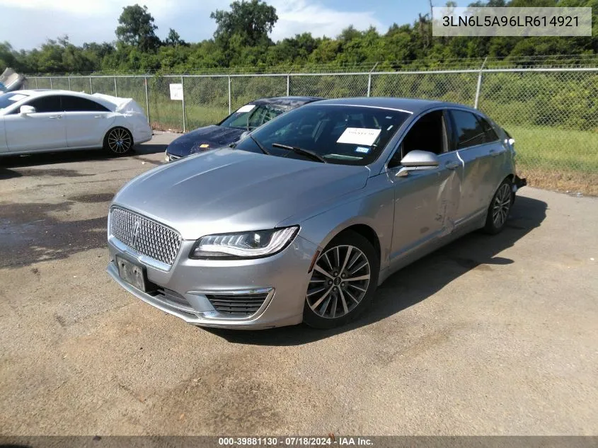 2020 Lincoln Mkz Standard VIN: 3LN6L5A96LR614921 Lot: 39881130