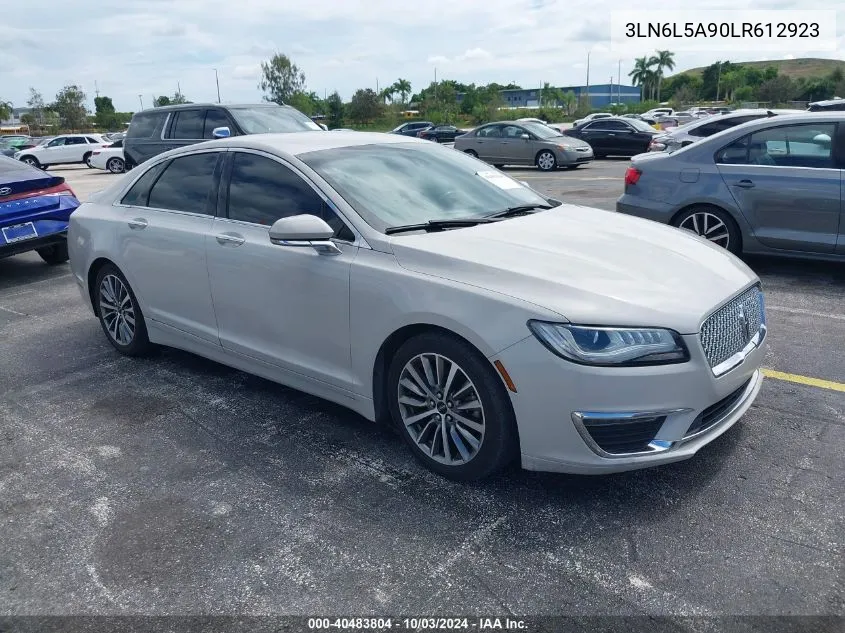 2020 Lincoln Mkz Standard VIN: 3LN6L5A90LR612923 Lot: 40483804