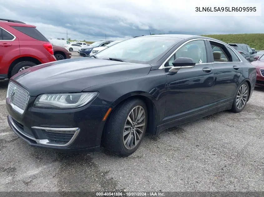 2020 Lincoln Mkz VIN: 3LN6L5A95LR609595 Lot: 40541886