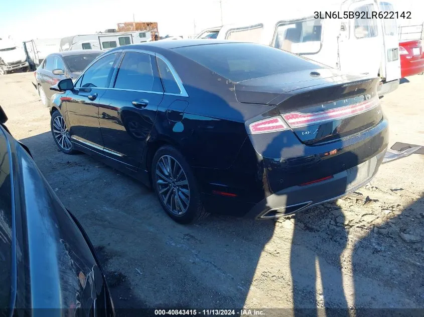 3LN6L5B92LR622142 2020 Lincoln Mkz Standard