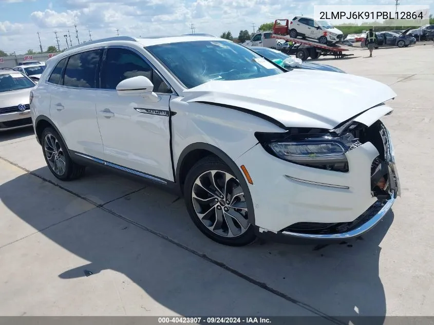 2023 Lincoln Nautilus Reserve VIN: 2LMPJ6K91PBL12864 Lot: 40423907