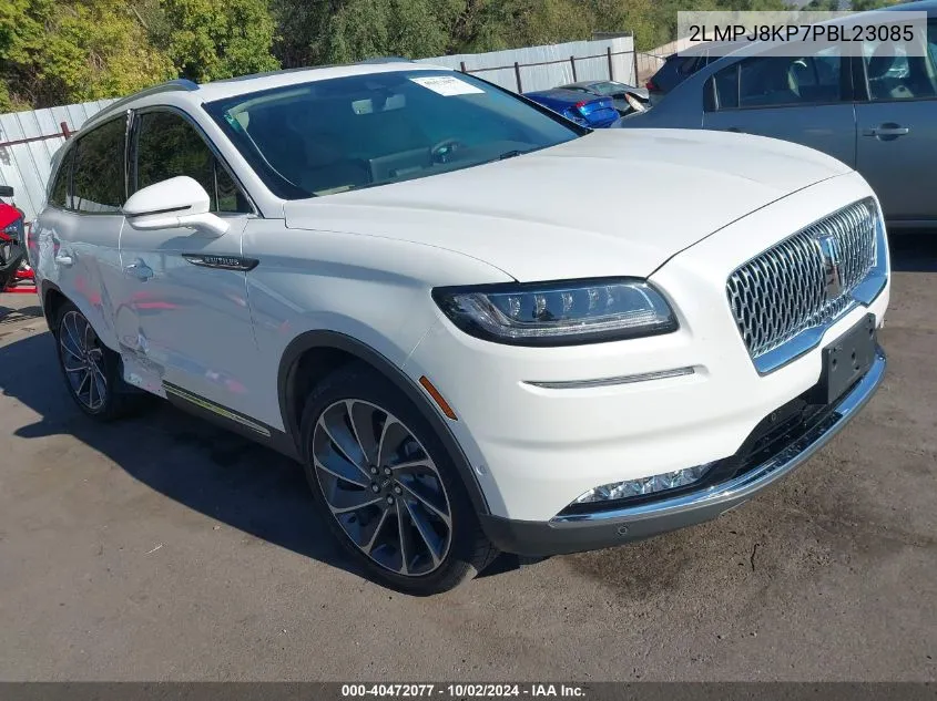 2023 Lincoln Nautilus Reserve VIN: 2LMPJ8KP7PBL23085 Lot: 40472077