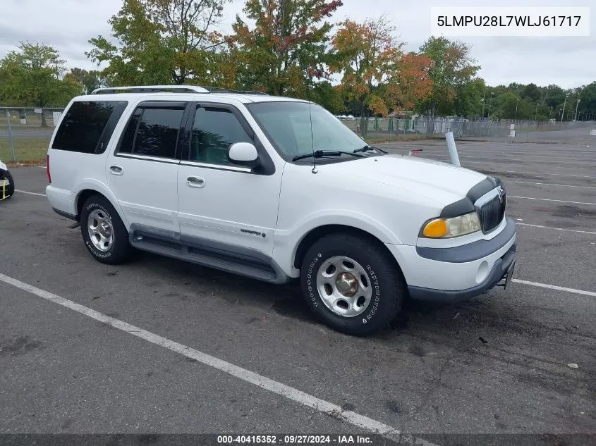 1998 Lincoln Navigator VIN: 5LMPU28L7WLJ61717 Lot: 40415352