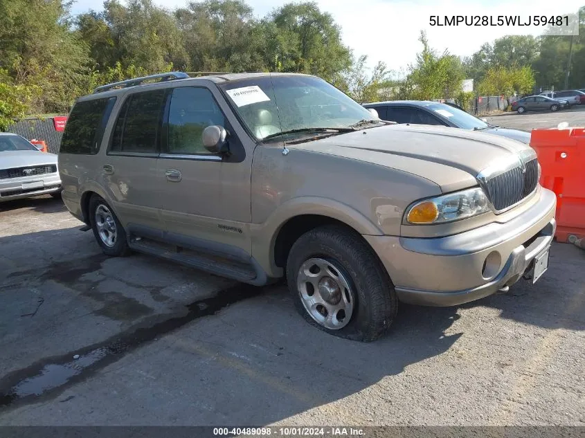 5LMPU28L5WLJ59481 1998 Lincoln Navigator