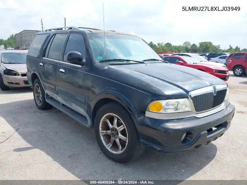 1999 Lincoln Navigator VIN: 5LMRU27L8XLJ03949 Lot: 40408264