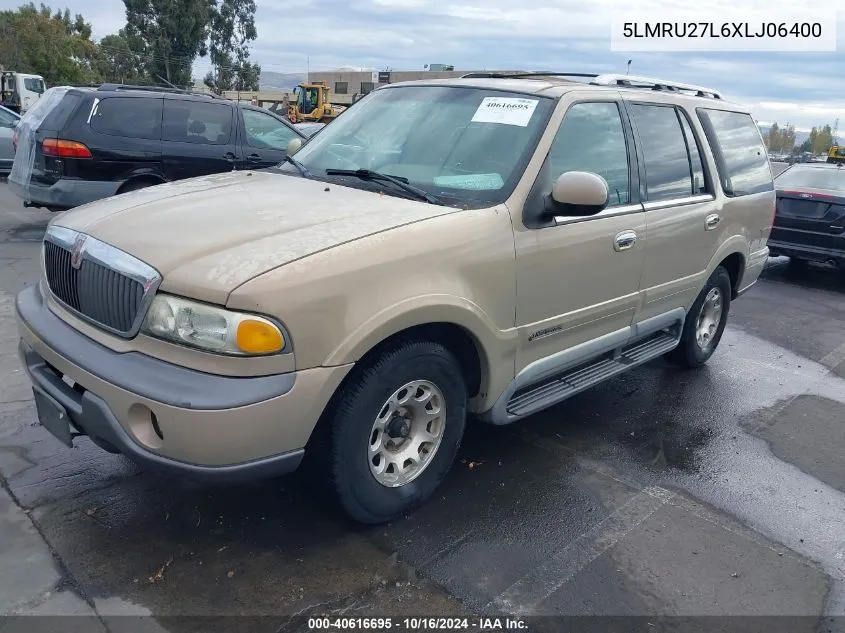 1999 Lincoln Navigator VIN: 5LMRU27L6XLJ06400 Lot: 40616695