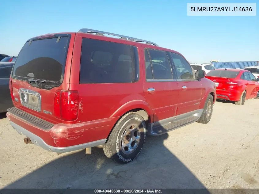 5LMRU27A9YLJ14636 2000 Lincoln Navigator