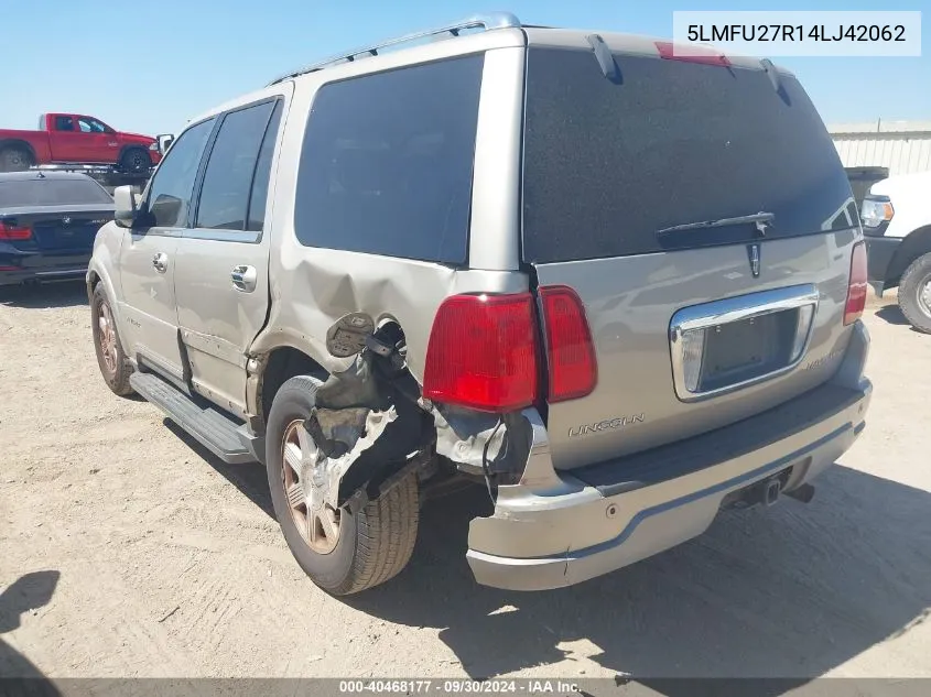 5LMFU27R14LJ42062 2004 Lincoln Navigator