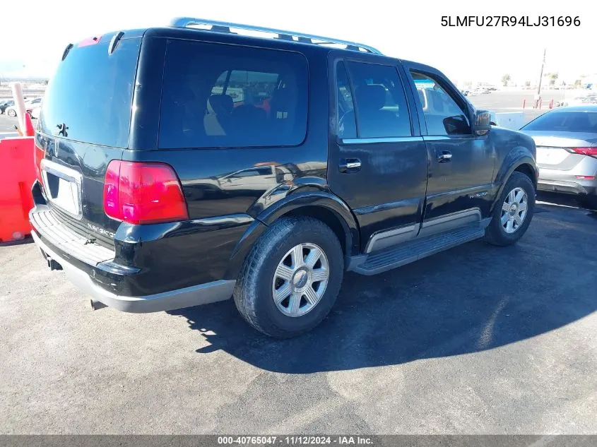 2004 Lincoln Navigator Luxury VIN: 5LMFU27R94LJ31696 Lot: 40765047