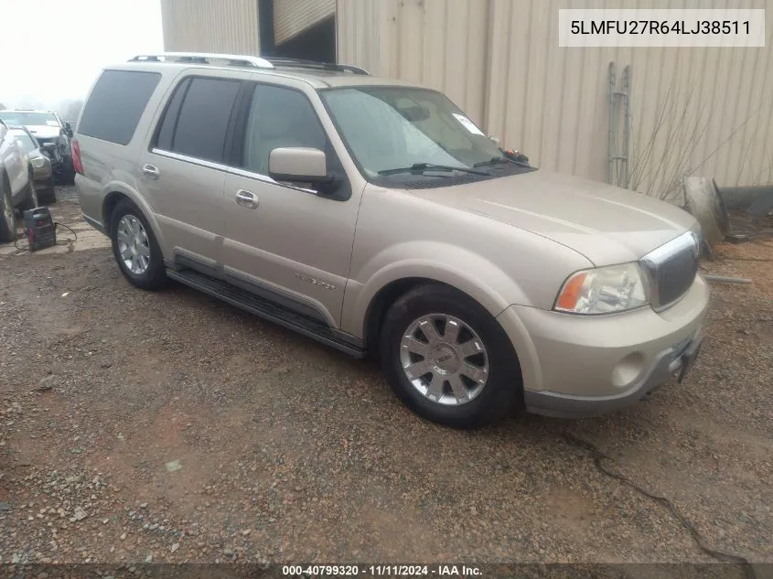 2004 Lincoln Navigator VIN: 5LMFU27R64LJ38511 Lot: 40799320