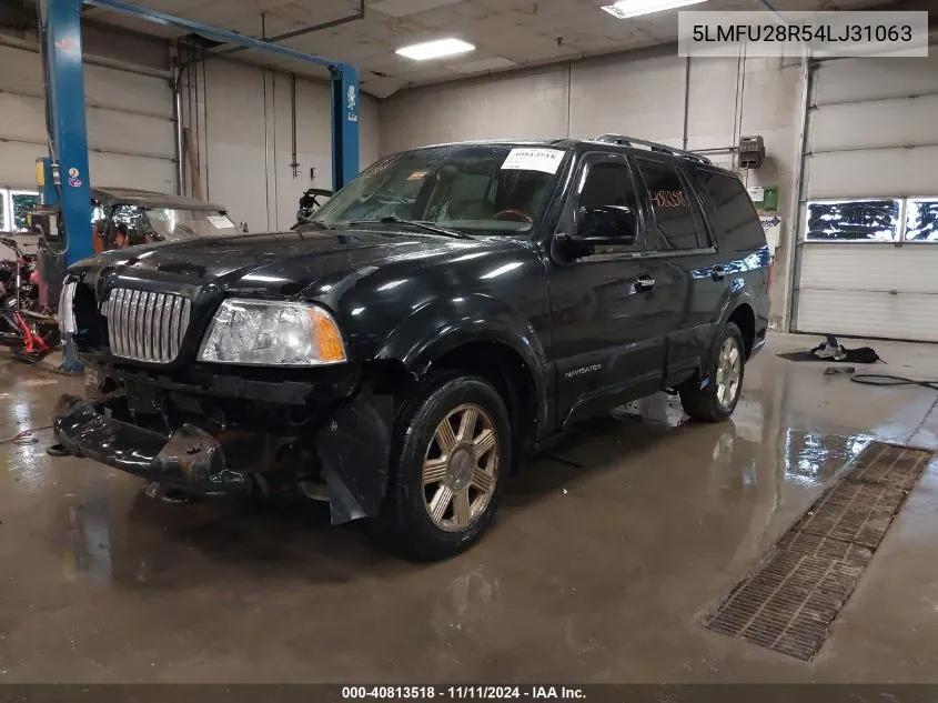 2004 Lincoln Navigator Ultimate VIN: 5LMFU28R54LJ31063 Lot: 40813518