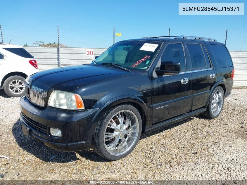 2005 Lincoln Navigator VIN: 5LMFU28545LJ15371 Lot: 40252805