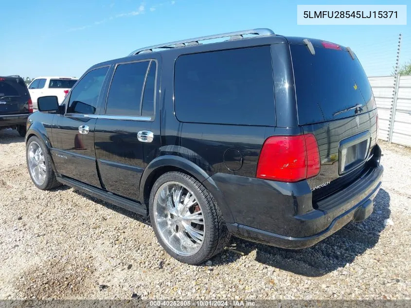 2005 Lincoln Navigator VIN: 5LMFU28545LJ15371 Lot: 40252805