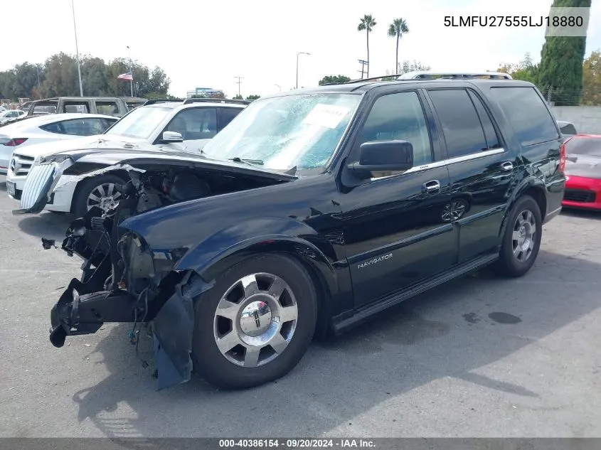 2005 Lincoln Navigator VIN: 5LMFU27555LJ18880 Lot: 40386154