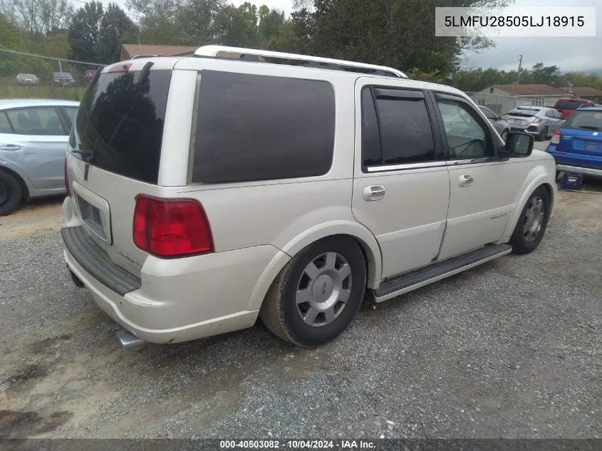 5LMFU28505LJ18915 2005 Lincoln Navigator