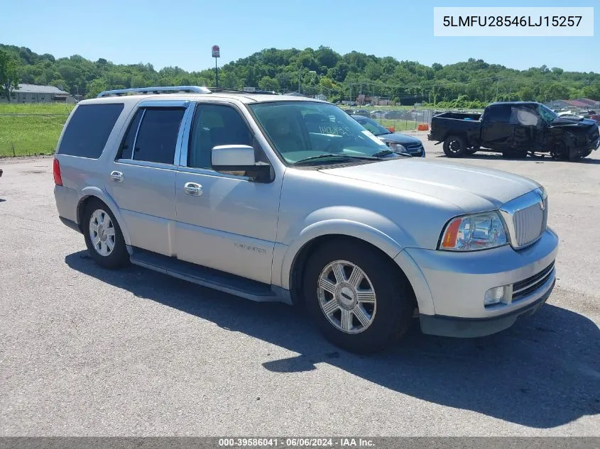 2006 Lincoln Navigator Luxury/Ultimate VIN: 5LMFU28546LJ15257 Lot: 39586041