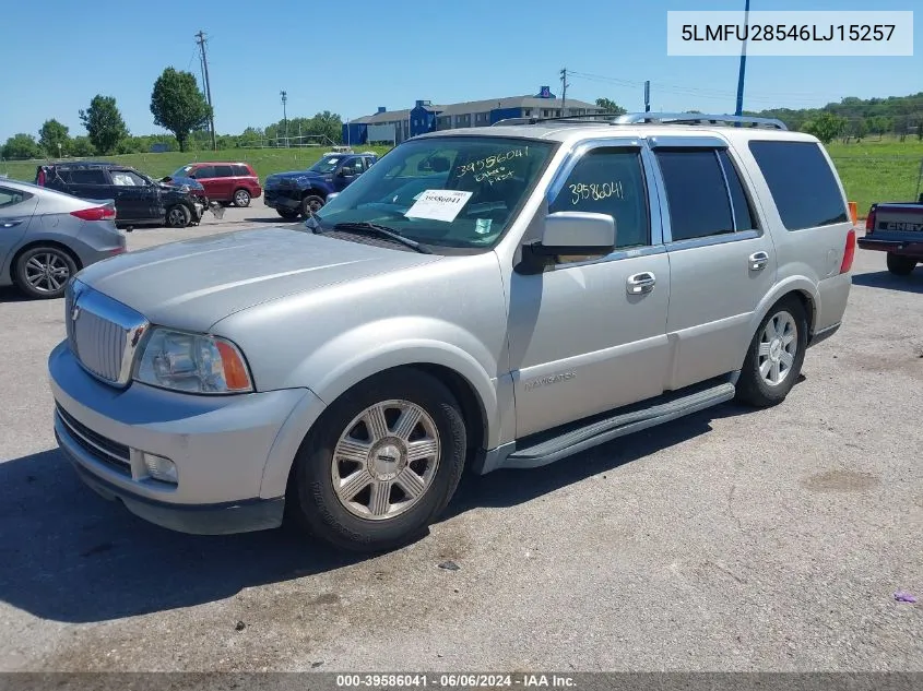 2006 Lincoln Navigator Luxury/Ultimate VIN: 5LMFU28546LJ15257 Lot: 39586041