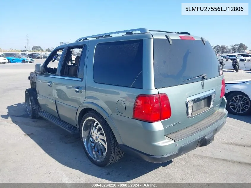 2006 Lincoln Navigator Luxury/Ultimate VIN: 5LMFU27556LJ12806 Lot: 40264220