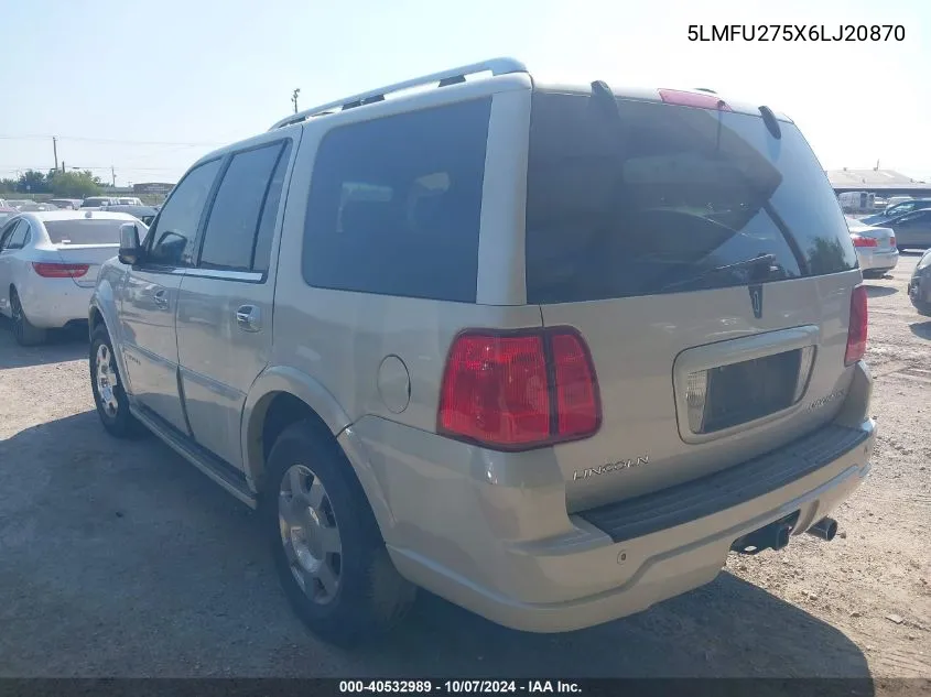 5LMFU275X6LJ20870 2006 Lincoln Navigator Luxury/Ultimate