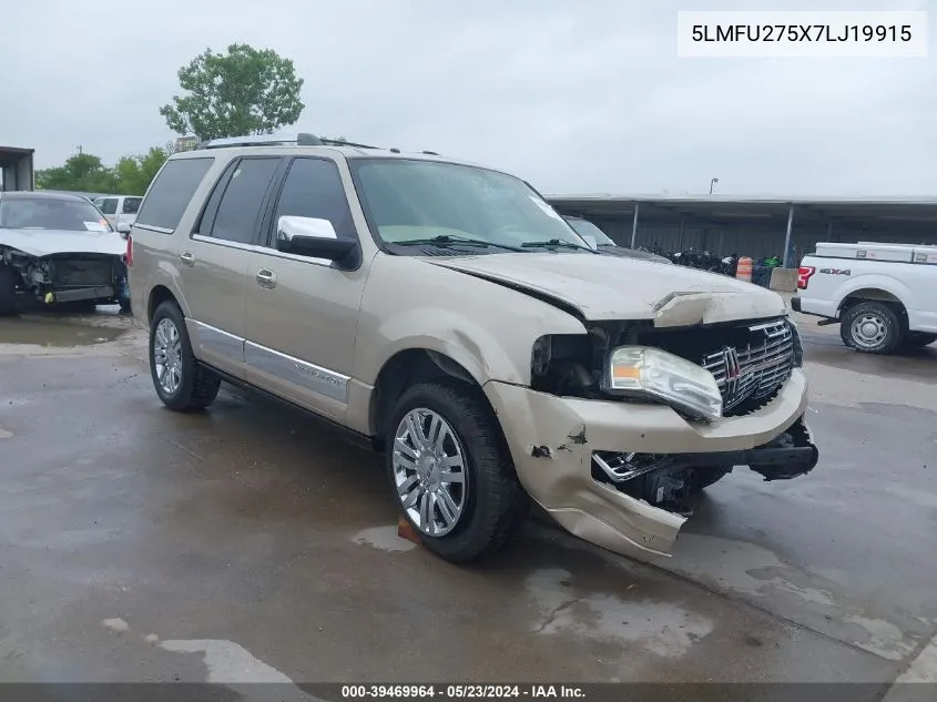 2007 Lincoln Navigator Ultimate VIN: 5LMFU275X7LJ19915 Lot: 39469964