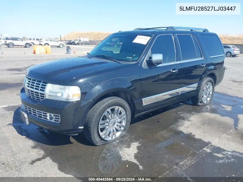 5LMFU28527LJ03447 2007 Lincoln Navigator Ultimate