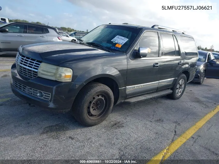 2007 Lincoln Navigator Ultimate VIN: 5LMFU27557LJ06621 Lot: 40655661