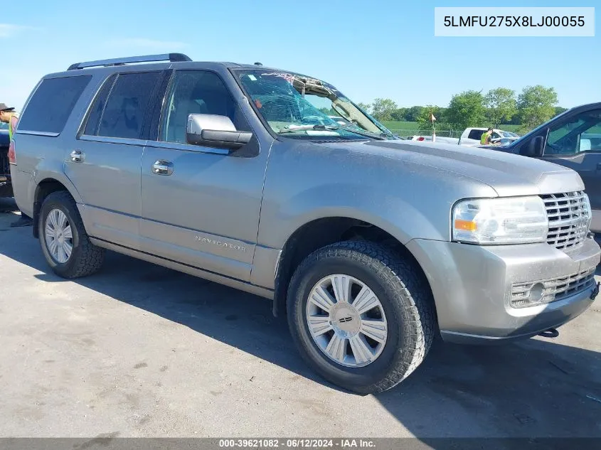 5LMFU275X8LJ00055 2008 Lincoln Navigator