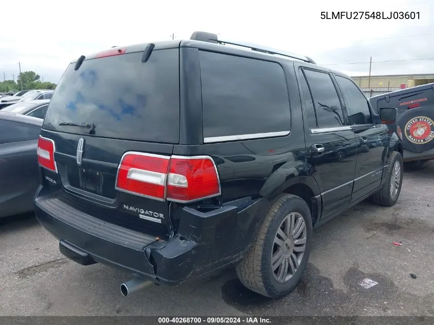 5LMFU27548LJ03601 2008 Lincoln Navigator