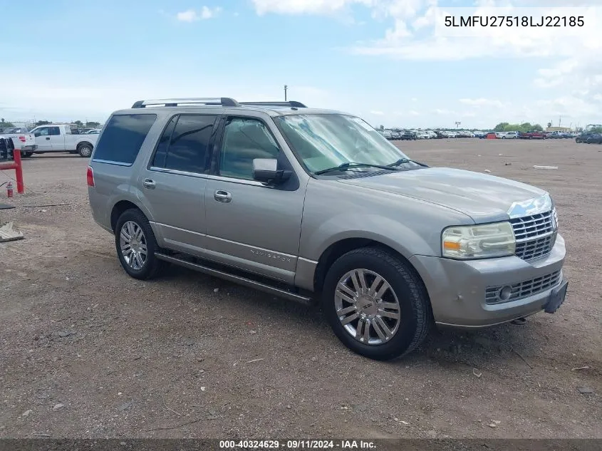 2008 Lincoln Navigator VIN: 5LMFU27518LJ22185 Lot: 40324629