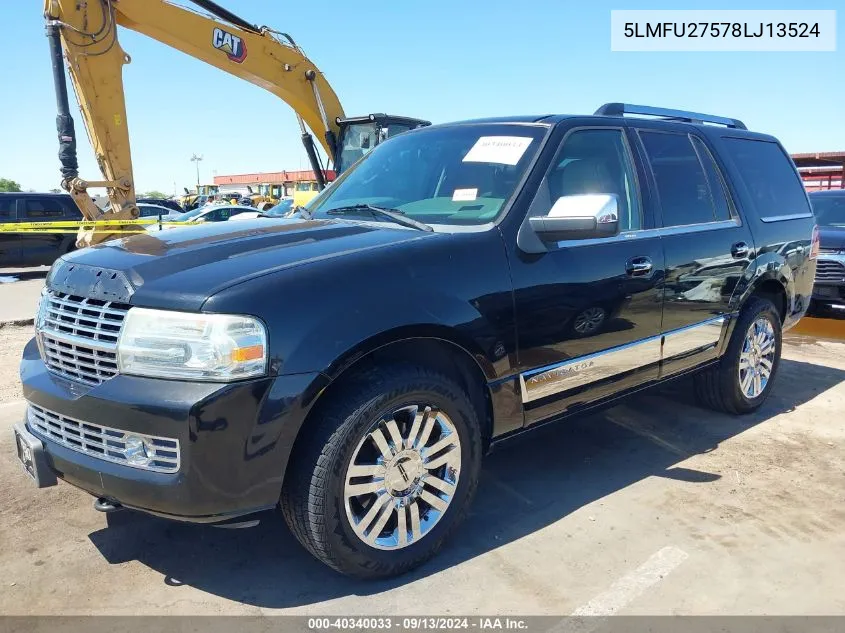 5LMFU27578LJ13524 2008 Lincoln Navigator