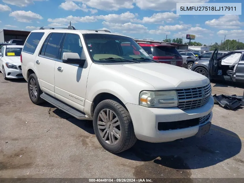 5LMFU27518LJ17911 2008 Lincoln Navigator