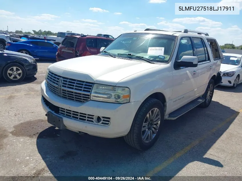 5LMFU27518LJ17911 2008 Lincoln Navigator