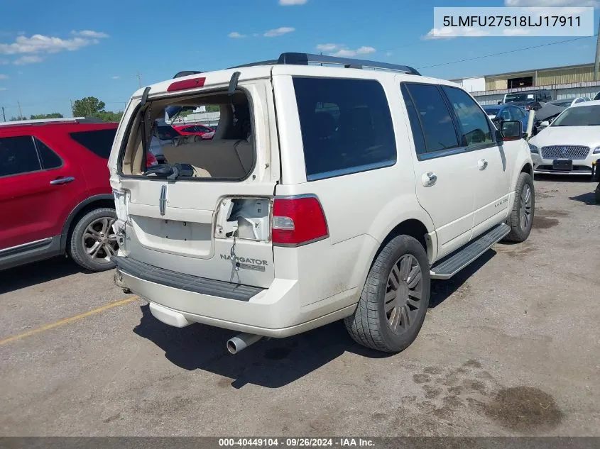 5LMFU27518LJ17911 2008 Lincoln Navigator