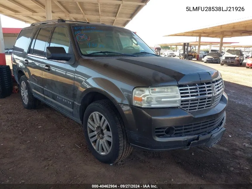 5LMFU28538LJ21926 2008 Lincoln Navigator