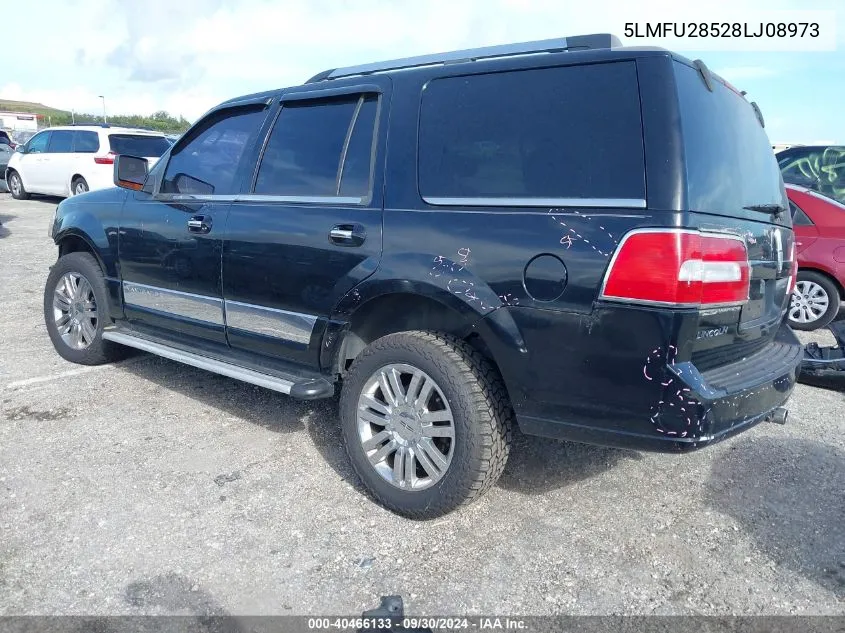 2008 Lincoln Navigator VIN: 5LMFU28528LJ08973 Lot: 40466133