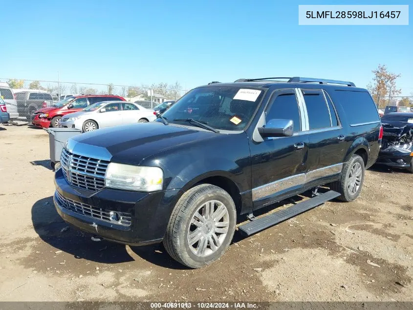 2008 Lincoln Navigator L VIN: 5LMFL28598LJ16457 Lot: 40691013