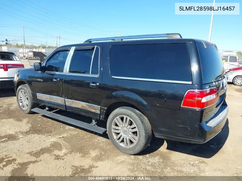 2008 Lincoln Navigator L VIN: 5LMFL28598LJ16457 Lot: 40691013