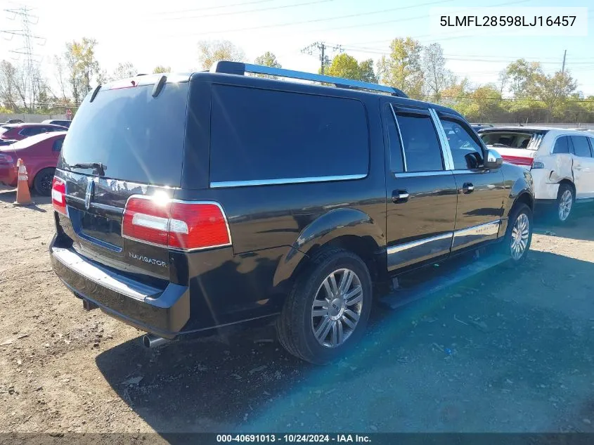 2008 Lincoln Navigator L VIN: 5LMFL28598LJ16457 Lot: 40691013