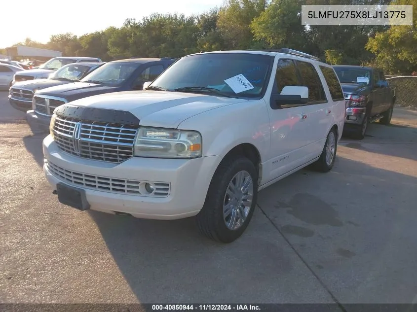 2008 Lincoln Navigator VIN: 5LMFU275X8LJ13775 Lot: 40850944