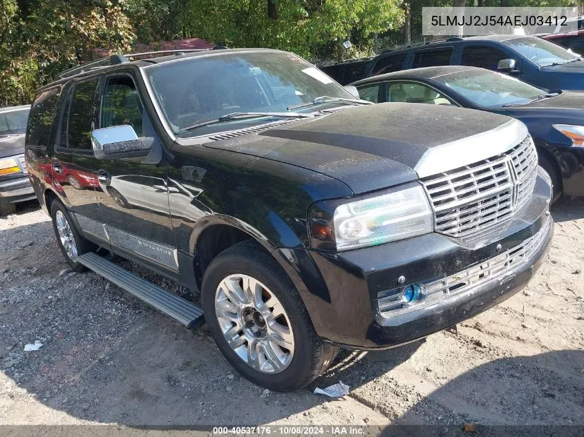 2010 Lincoln Navigator VIN: 5LMJJ2J54AEJ03412 Lot: 40537176