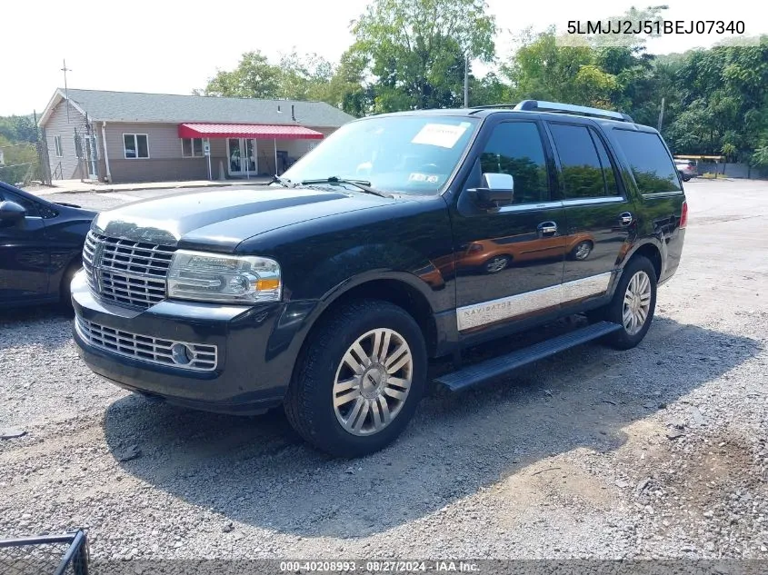 2011 Lincoln Navigator VIN: 5LMJJ2J51BEJ07340 Lot: 40208993