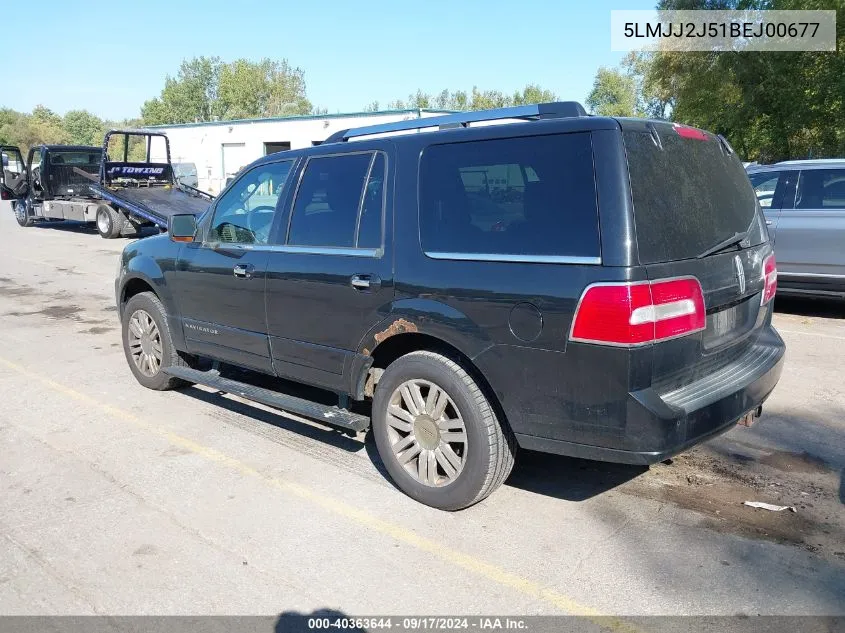 2011 Lincoln Navigator VIN: 5LMJJ2J51BEJ00677 Lot: 40363644