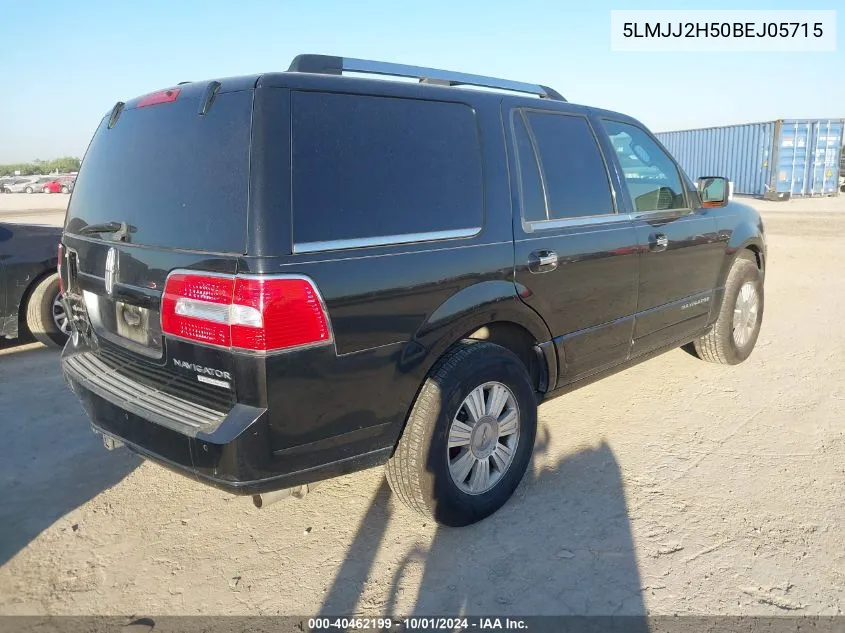 2011 Lincoln Navigator VIN: 5LMJJ2H50BEJ05715 Lot: 40462199