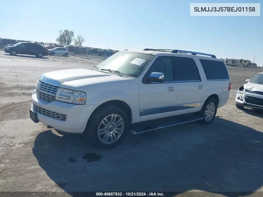 2011 Lincoln Navigator L VIN: 5LMJJ3J57BEJ01158 Lot: 40657932