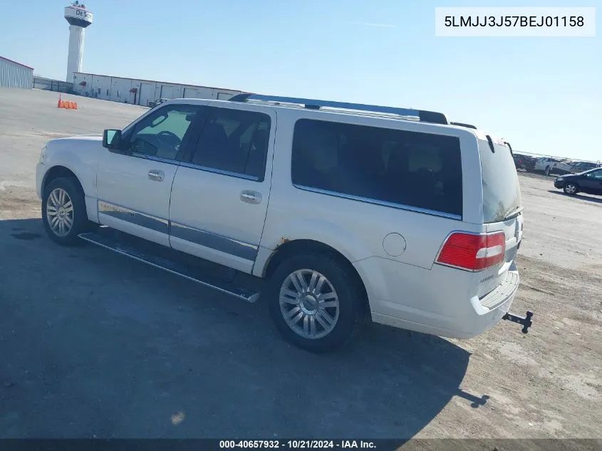 2011 Lincoln Navigator L VIN: 5LMJJ3J57BEJ01158 Lot: 40657932