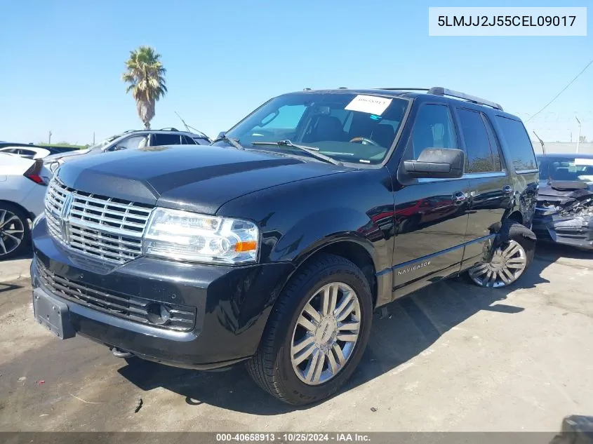 2012 Lincoln Navigator VIN: 5LMJJ2J55CEL09017 Lot: 40658913