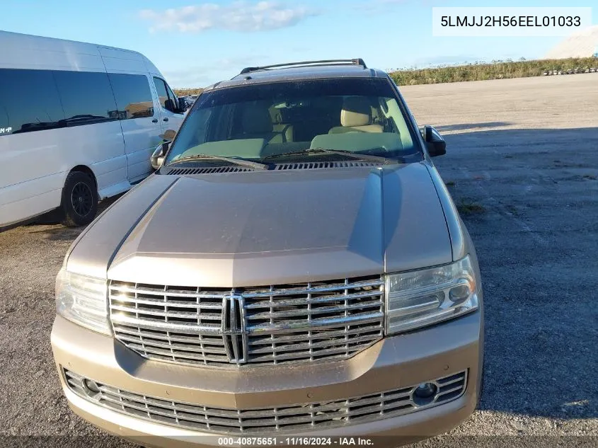 2014 Lincoln Navigator VIN: 5LMJJ2H56EEL01033 Lot: 40875651