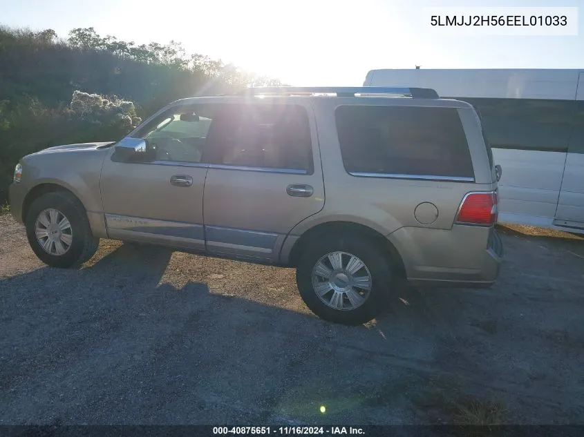 2014 Lincoln Navigator VIN: 5LMJJ2H56EEL01033 Lot: 40875651