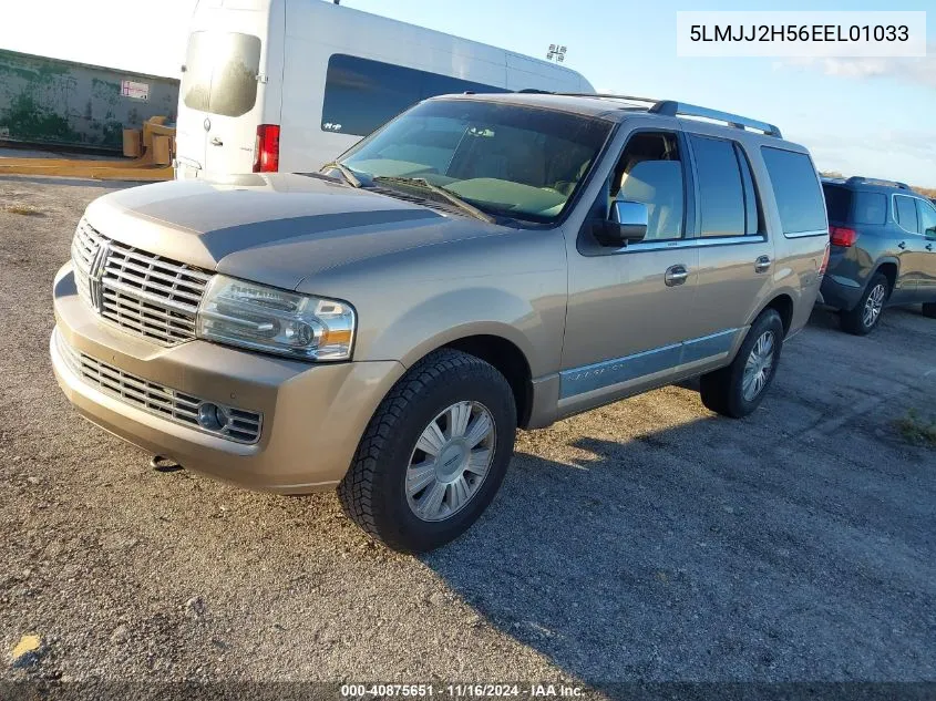 2014 Lincoln Navigator VIN: 5LMJJ2H56EEL01033 Lot: 40875651